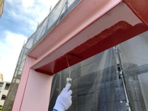 東京都三鷹市　Ｆコーポ　塗装工事（屋外塗装②）