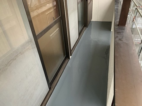東京都府中市　ＨウィングⅢ　塗装改修工事（③防水）